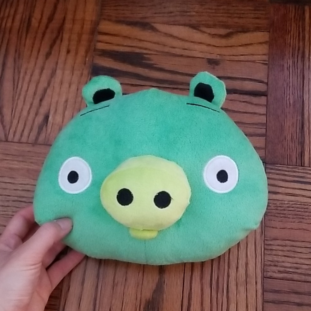Angry birds green pig plush